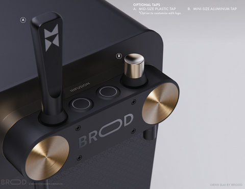 BROOD PBR-SLM Single Tap Dispenser