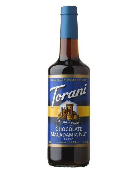 SUGAR FREE Chocolate Macadamia Nut Torani Syrup