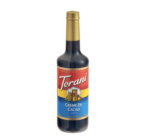 Creme de Cacao Torani Syrup