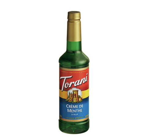 Creme de Menthe Torani Syrup