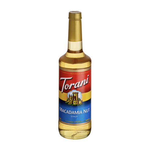 Macadamia Nut Torani Syrup
