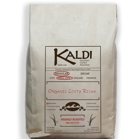 Full City Roast Organic Costa Rican Lomas al Rio Whole Bean