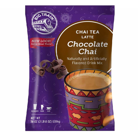 Big Train Chocolate Chai Tea Latte Mix POWDERED 3.5lb. bag