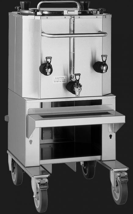 Fetco LBD-24 - 24 Gallon Capacity with Rolling Shelf & Cart System