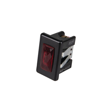 Bunn 01089.0000 Lamp Red Lens-Blk Bezel 240V