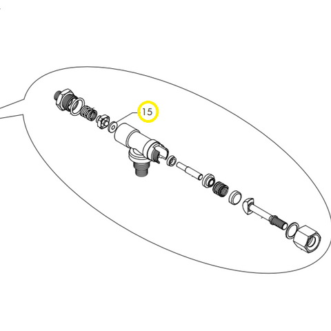 Gasket - steam/water tap (12204051)