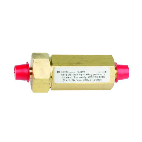 BUNN 23820.1000 Water Strainer,W/Cap.250 Flare