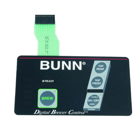 BUNN 29006.0003 Switch, Membrane 1l/2upr Wrmr