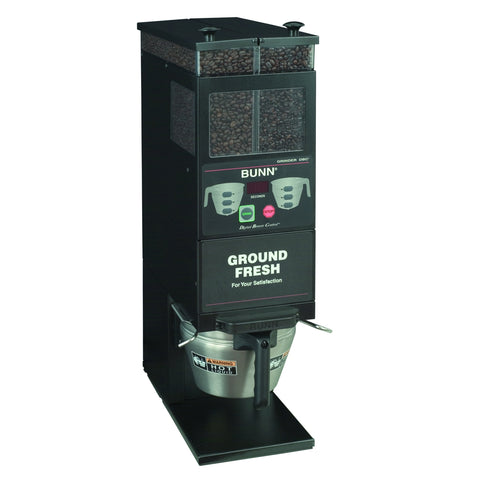 33700.0001 BUNN G9-2T DBC, BLK COFFEE GRINDER
