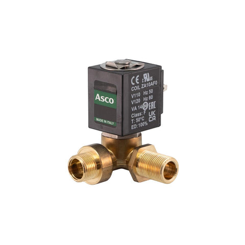 Rancilio 34040191 Valve 110V Water With Elbow | Fits Classe 5 USB 1GR & More