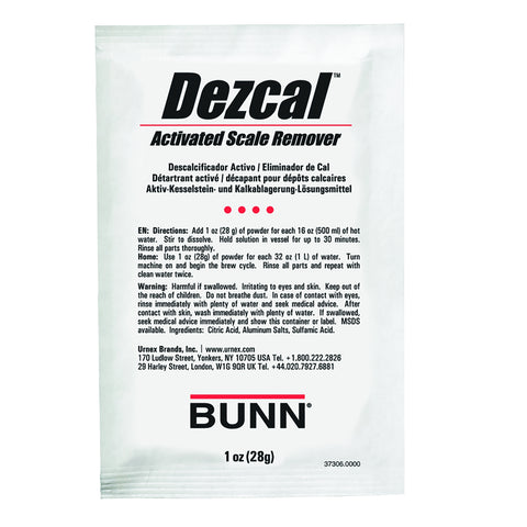 37306.0000 BUNN DESCALER, URNEX DEZCAL 1 OZ