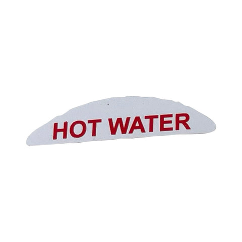Inlay, Button-Hot Water (37823.0009)