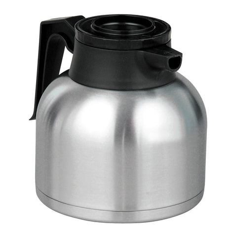 40163.0000 BUNN CARAFE,SST 1.9L SHRT BLK 1/