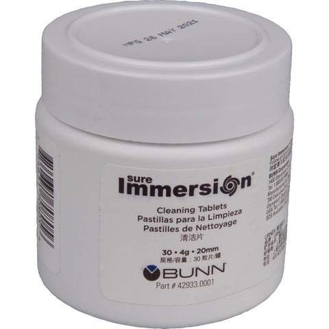 TABLET CLEANING 1 JAR SURE IMMERSION (42933.0002)