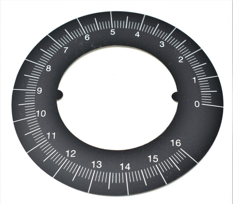 Mahlkonig 702914 Ek 43 - Adjustment Labels Black With Finer Markings 0-16