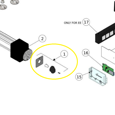 La Marzocco F.1.060 New Knob w/ Line, for Power Switch | Fits FB80 & More