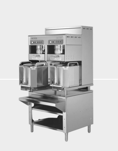 CBS-72AC C72028 Twin 6.0 Gallon Coffee Brewer with Rolling Cart