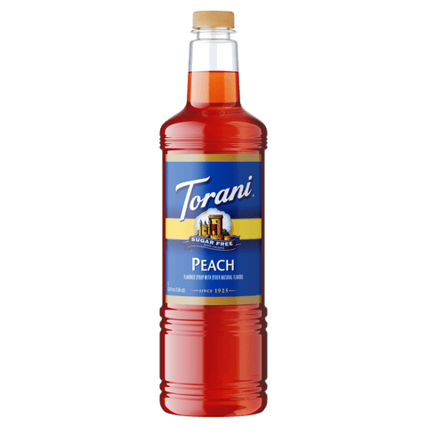 S.F. Peach Syrup 1L PET