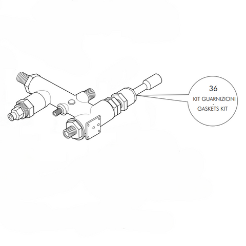 Gasket kit distributor - 83120005R (83120005R)
