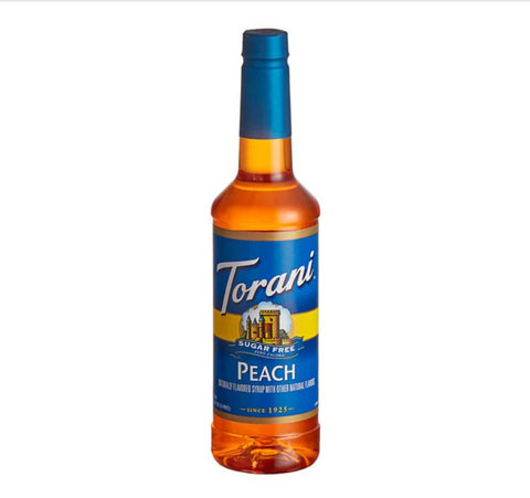 SUGAR FREE Peach Torani Syrup