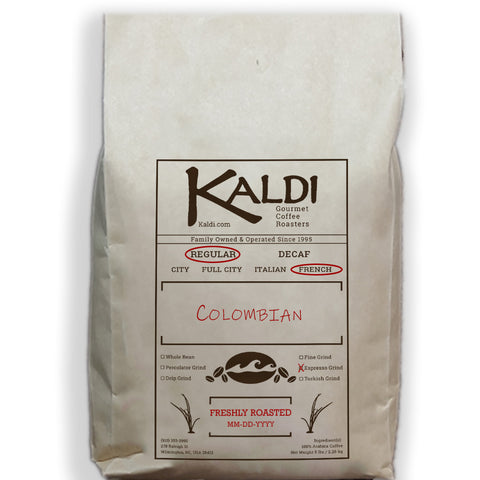 French Roast Colombian Supremo Espresso Grind