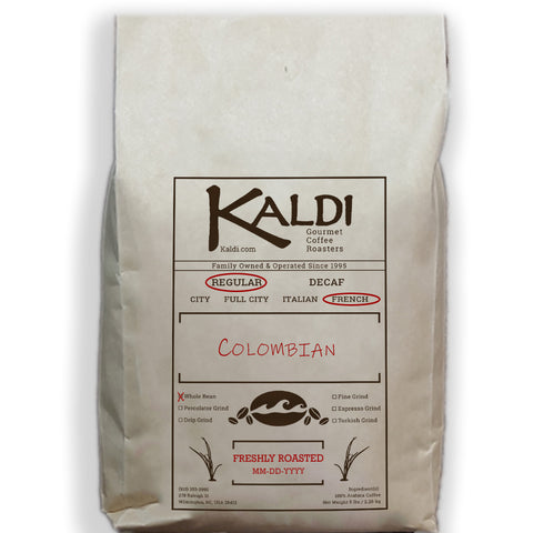French Roast Colombian Supremo Whole Bean
