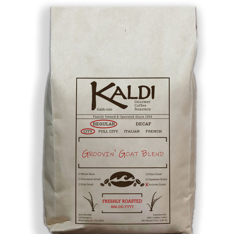 City Roast Kaldi's Groovin' Goat Blend Turkish Grind