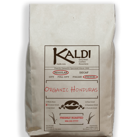 French Roast Fair Trade Organic Honduras Cocafelol Percolator Grind