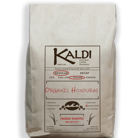 Italian Roast Fair Trade Organic Honduras Cocafelol Espresso Grind