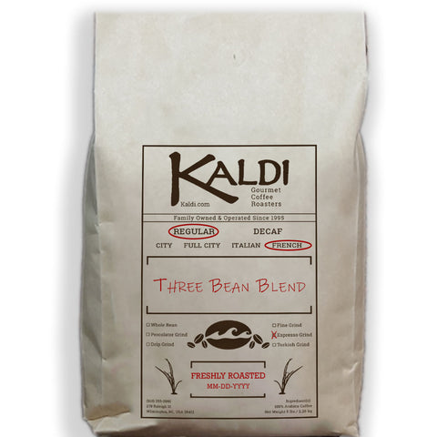 French Roast Three Bean Blend Espresso Grind