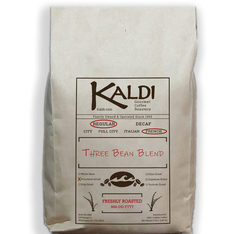 French Roast Three Bean Blend Percolator Grind