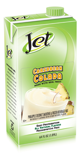 Jet Caribbean Colada fruit smoothie mix 64 oz. carton