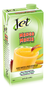 Jet Mango Mania fruit smoothie 64  oz. carton