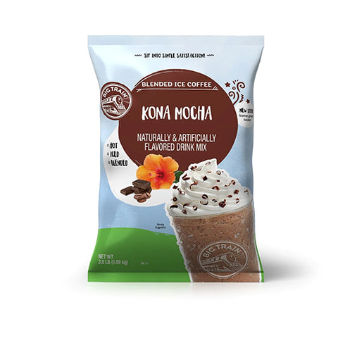 Big Train Kona Mocha Blended Ice Coffee Frappe Mix 3.5lb. bag