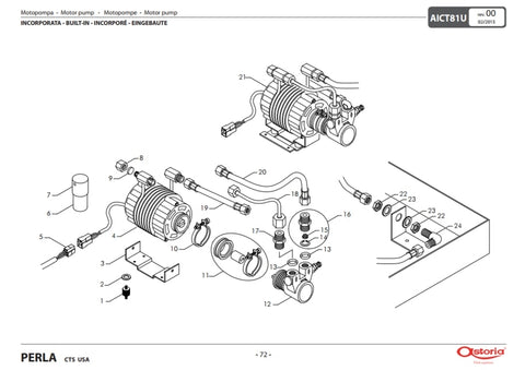 Astoria Perla Motor Exploded View