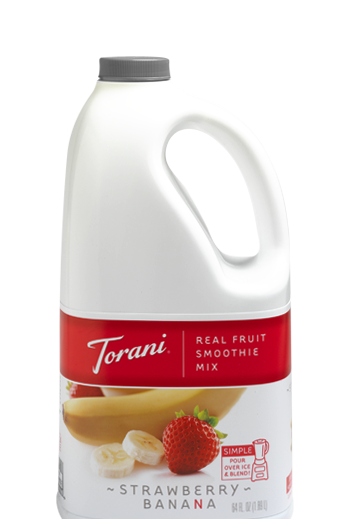 Torani Real Fruit Smoothie Mix - Strawberry Banana (64 fl. oz.)