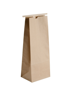 Natural Kraft 1 lb tin tie bags - Sold in quantities of 25