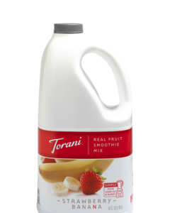 Torani Real Fruit Smoothie Mix - Strawberry Banana (64 fl. oz.)