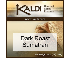 Sumatran Dark Roast 16 oz. (1 lb.) bag