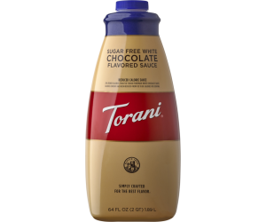 Torani Sugar Free Sauce - White Chocolate (64 oz.)