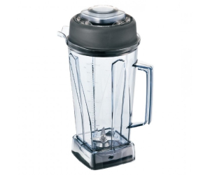 Vitamix 1195 64 oz. / 2,0 L high-impact, clear container complete with blade assembly and lid.